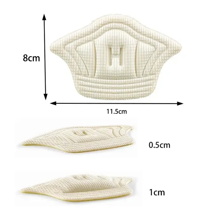 10 pièces/ensemble semelles intérieures pour chaussures Patch coussinets de talon