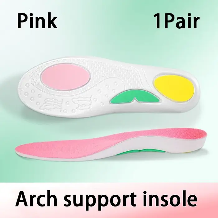 Semelles intérieures de sport absorbant les chocs, soutien de la voûte plantaire, semelles orthopédi