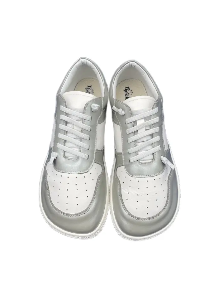 Tipsietoes pieds nus en cuir véritable 2025 nouvelle Sneaker pour femmes hommes plat doux zéro semelle tombante plus large orteil boîte Flexible léger