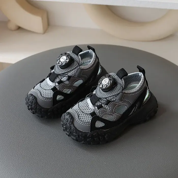 ChimChildren-Chaussures de sport d'été pour garçons et filles, Découpes, Maille respirante non étouf