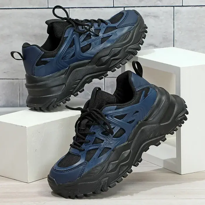 Chaussures de dehors à Plateforme Rose pour Femme, Baskets Épaisses Antidérapantes, Mode Couple, Étu