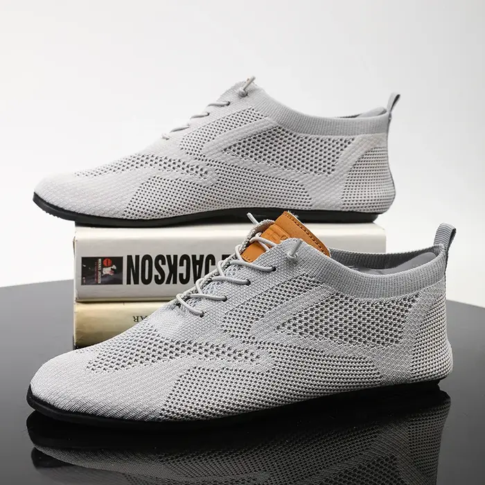 Chaussures Plates en Maille pour Homme