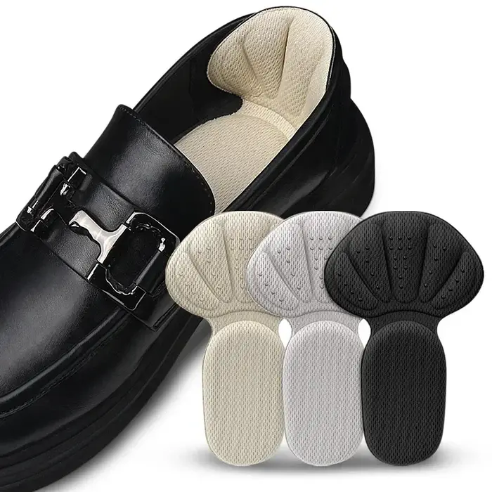 Autocollants de protection de talon en forme de T, coussinets de pieds pour baskets, coussinets de c