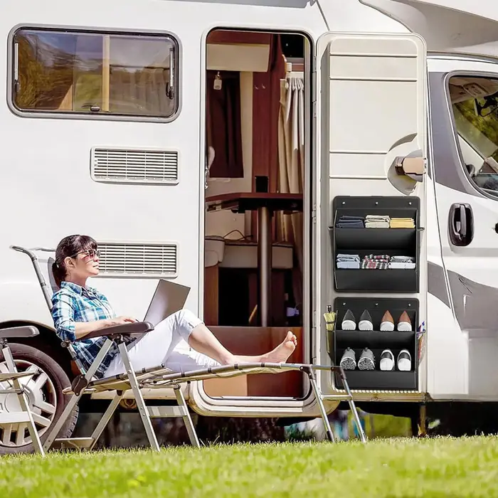 Étagère murale de rangement pour chaussures de camping-car