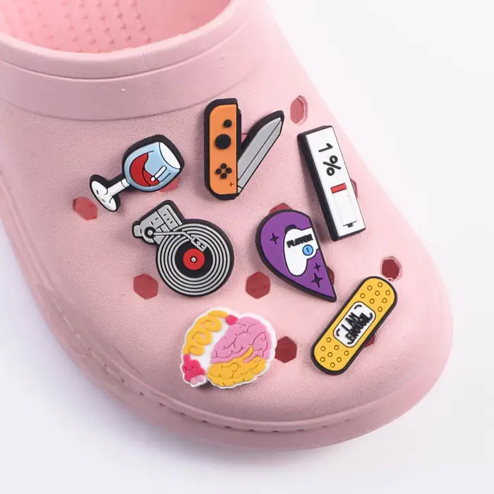 Breloques de chaussures CD de musique