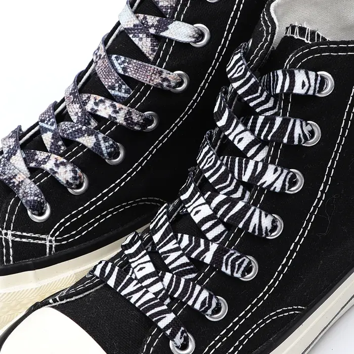Lacets de chaussures en toile unisexe