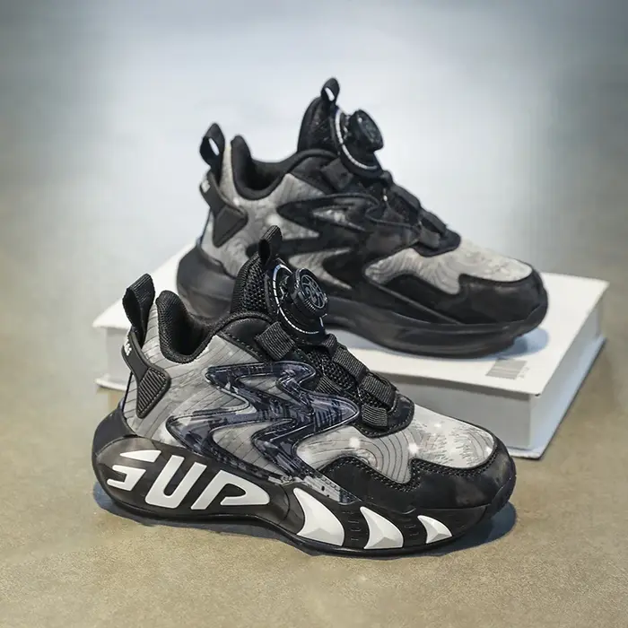 Chaussures de basket-ball simples pour hommes, respirantes, sans semelle, absorbant les chocs, pour