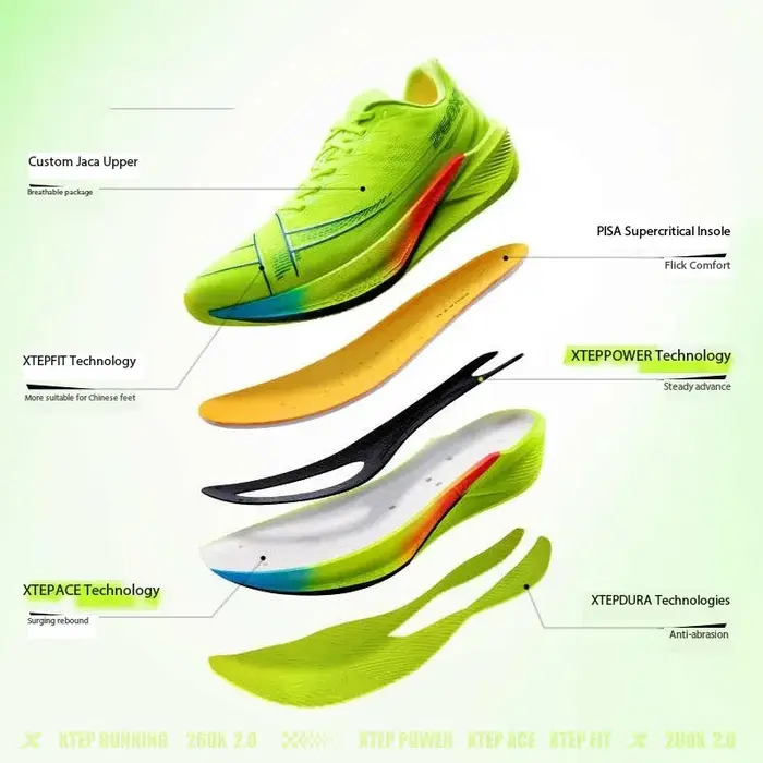 Xtep 260X 2.0 chaussures de course Marathon pour hommes