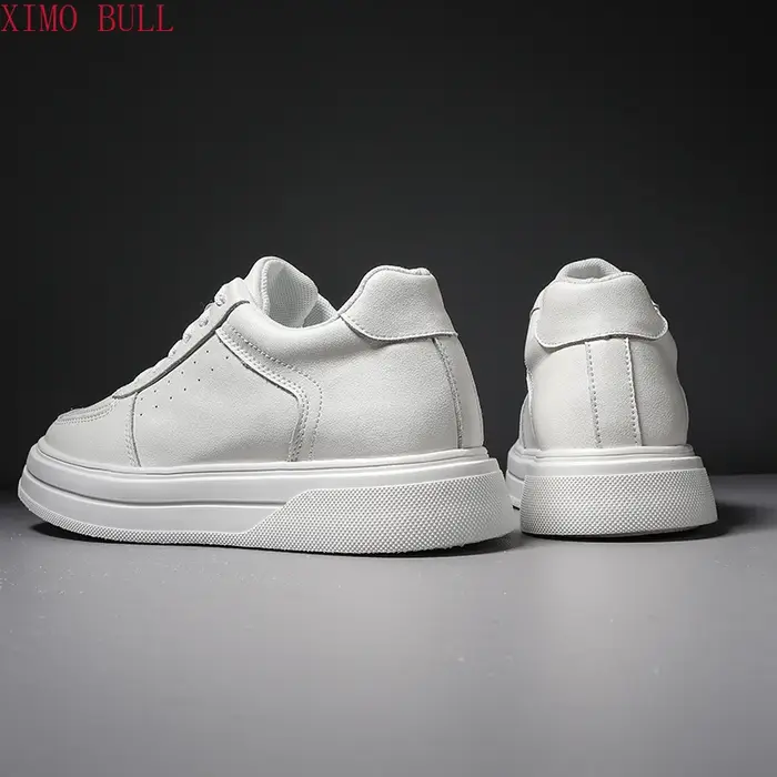 Chaussures De Sport en cuir blanc pour hommes