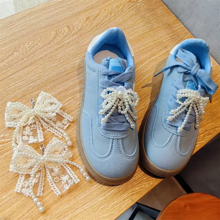 Accessoires de breloques de chaussures en dentelle