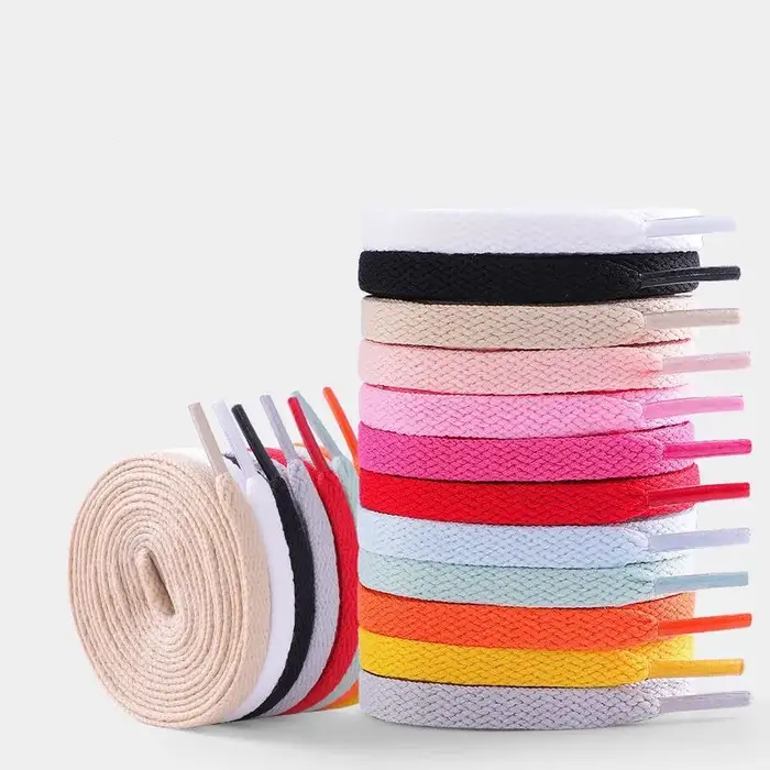26 couleurs lacets plats adultes enfants noir blanc rose