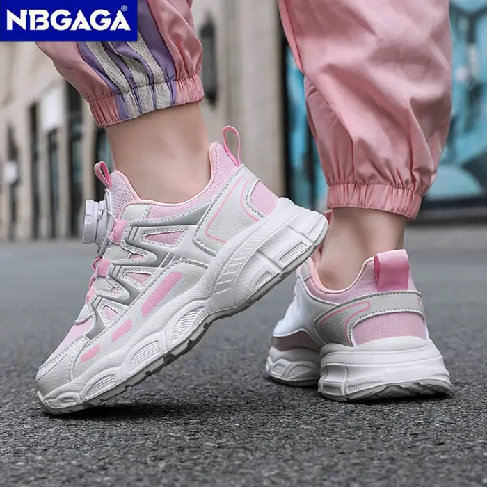Chaussures de sport légères en cuir pour filles