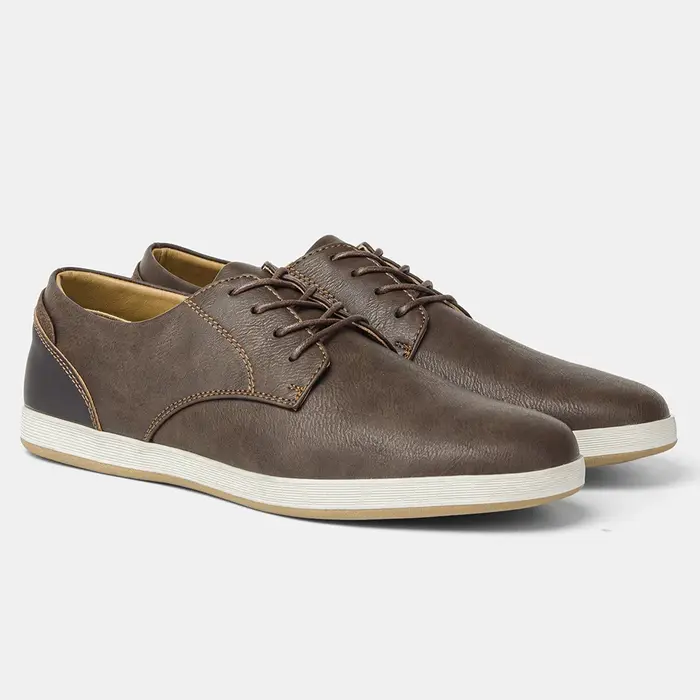 Baskets en cuir confortables et à la mode pour hommes