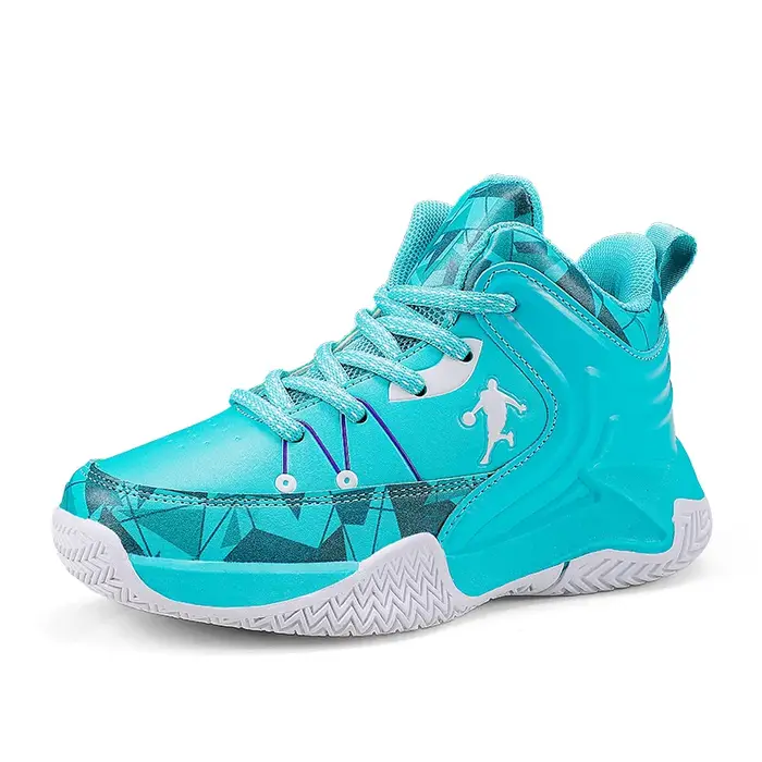 Chaussures de basket-ball à lacets pour enfants