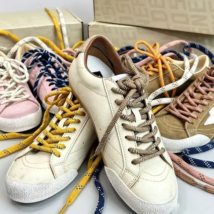 1 Paire de Lacets Ronds Tressés Épais de 6 mm pour Chaussures de Sport
