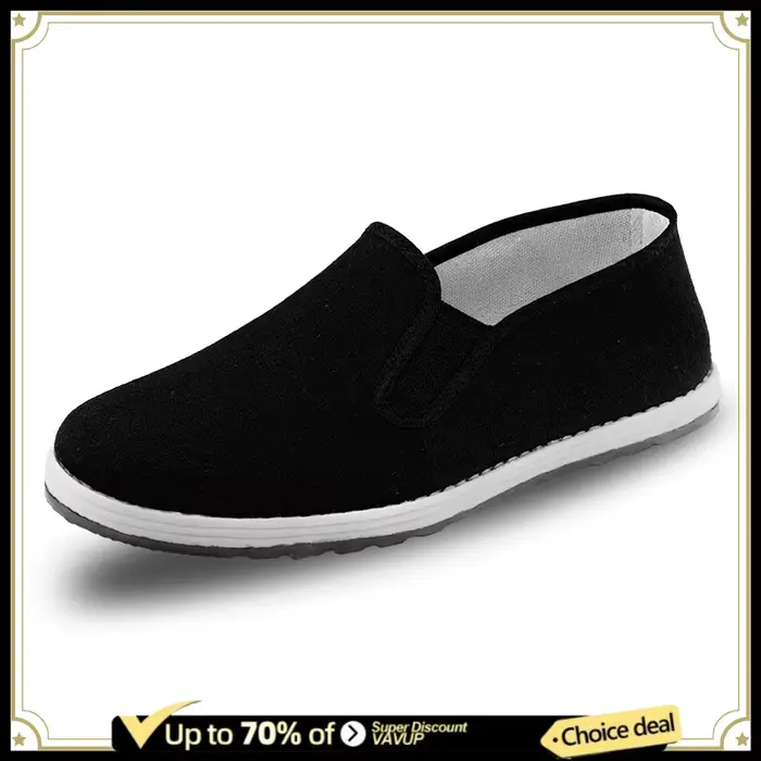 Chaussures en toile style Peking pour homme