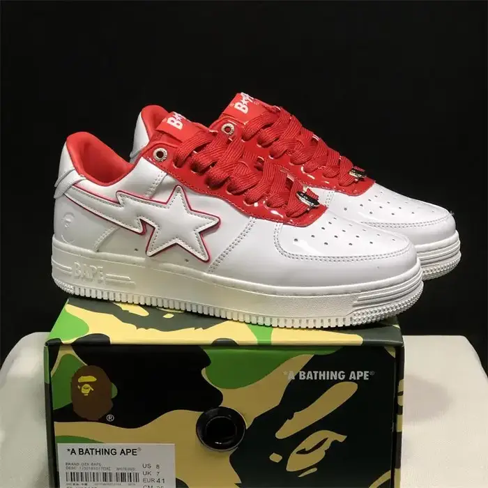 A BATHING APE Chaussures de sport basses pour hommes et femmes, baskets de sport unisexes Bapesta, c
