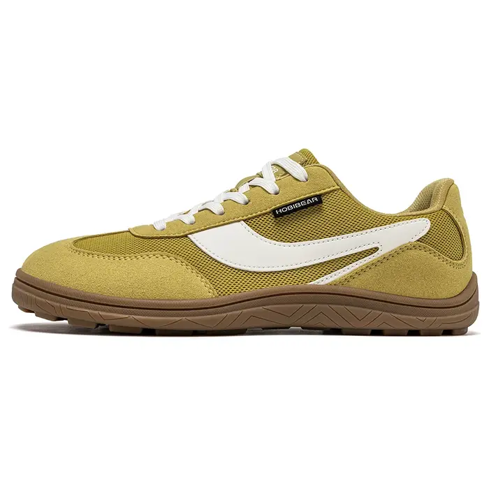 HOBIBEAR chaussures larges pieds nus femmes hommes zéro goutte minimaliste baskets en cuir artificie