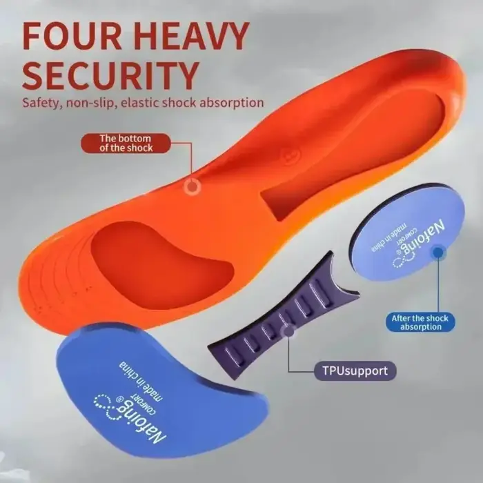 Semelles de sport pour chaussures, semelles orthopédiques, absorption des chocs, déodorantes, respirantes, amortissantes, semelles de course pour hommes et femmes.