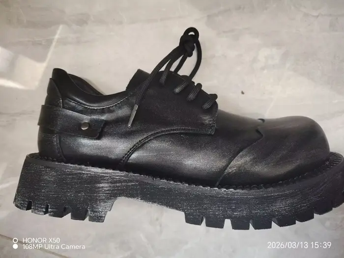 Chaussures Derby à plateforme pour hommes et femmes