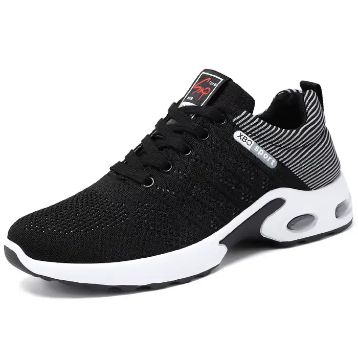 Chaussures de course respirantes coordonnantes pour hommes, coupe basse, chaussures de marche en ple
