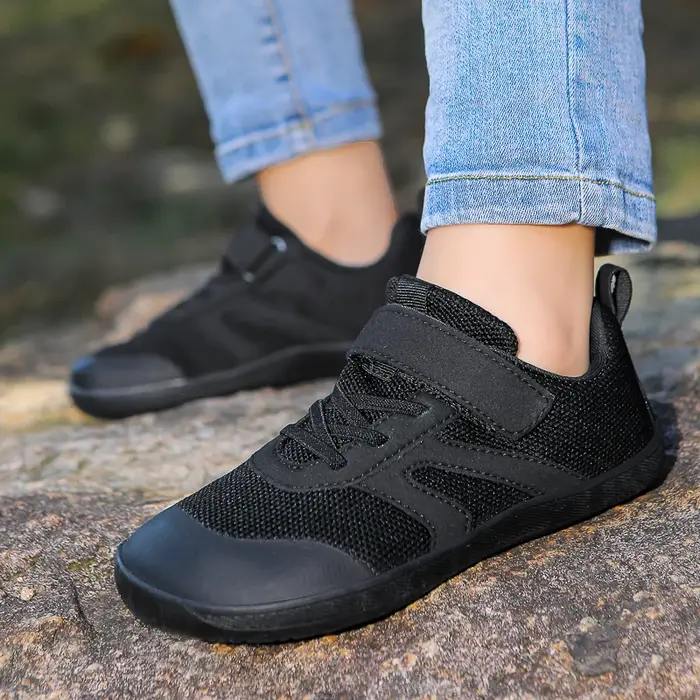 Chaussures pieds nus minimalistes pour petits/grands enfants + chute zéro
