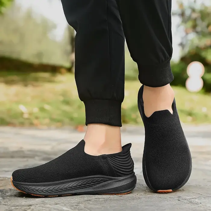 Chaussures de sport décontractées pour hommes à bout large