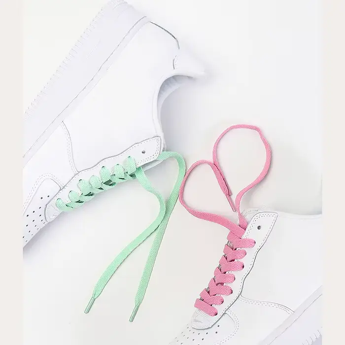 1 paire de lacets plats lacets de chaussures classiques ajustement mode solide sport lacet décontrac