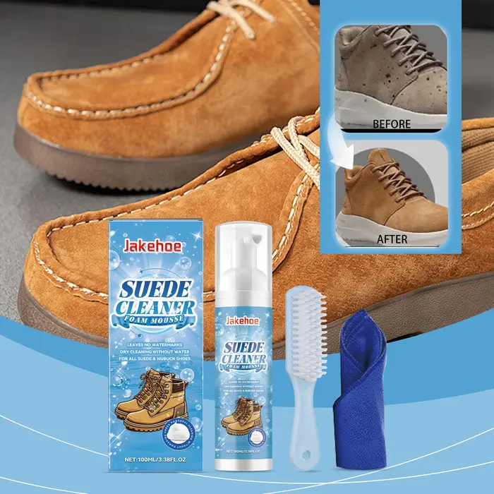 Kit de Nettoyage Multifonctionnel Bestseller pour Daim et Nubuck – Éliminateur de Taches et de Saleté Sans Eau
