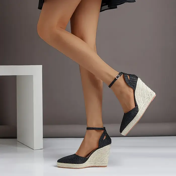 Sandales à talons compensés pour femmes