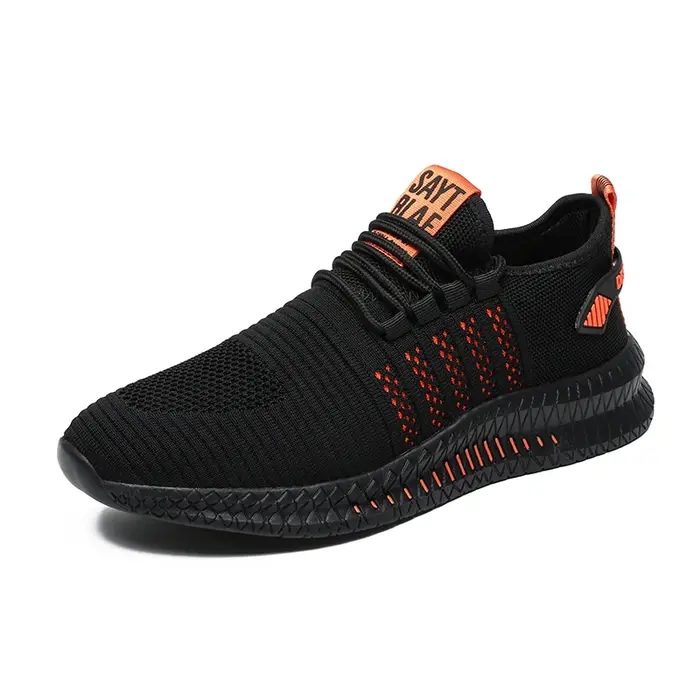 Baskets légères à la mode pour hommes, chaussures décontractées respirantes, chaussures de marche à 