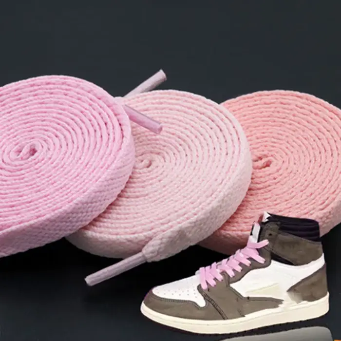 1 paire de lacets 140/160/180cm lacets de mode couleur gelée lacets de chaussures plats en Polyester