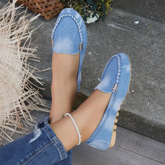 2025 femmes chaussures sans lacet mocassins pour ballerines