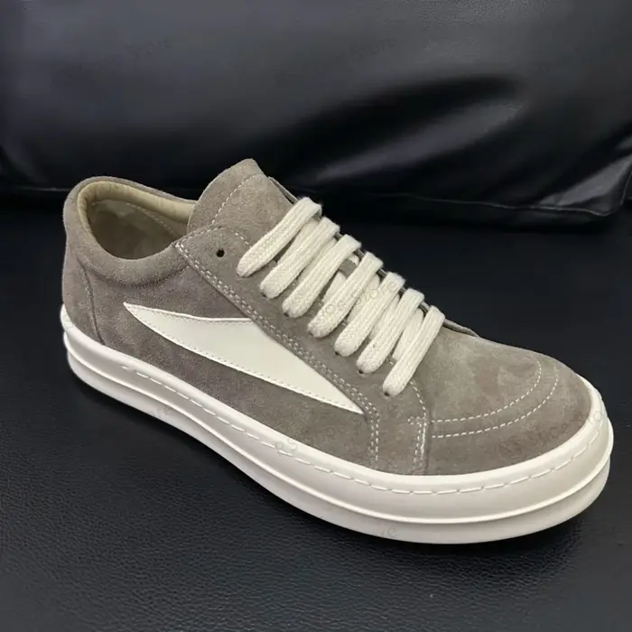 Ro Classic Designer Sneaker Low Top Shoe Women Brown Suede Shoes Leather Casual