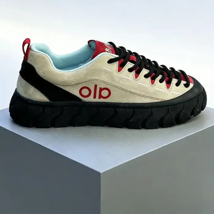 Baskets tendance en daim à plateforme pour hommes