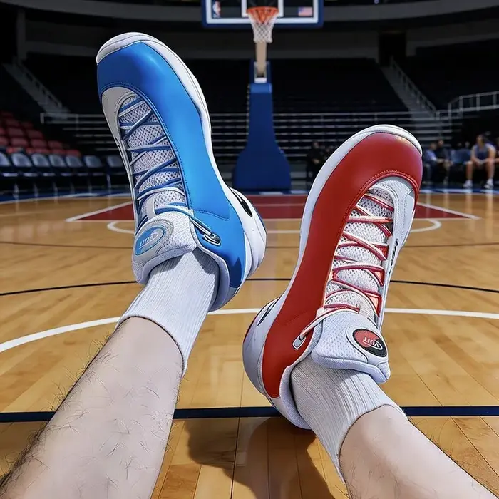 Superbes Chaussures de Basketball pour Hommes – Baskets Montantes de Designer pour l'Entraînement et l'Extérieur – Chaussures de Sport en Cuir pour Hommes