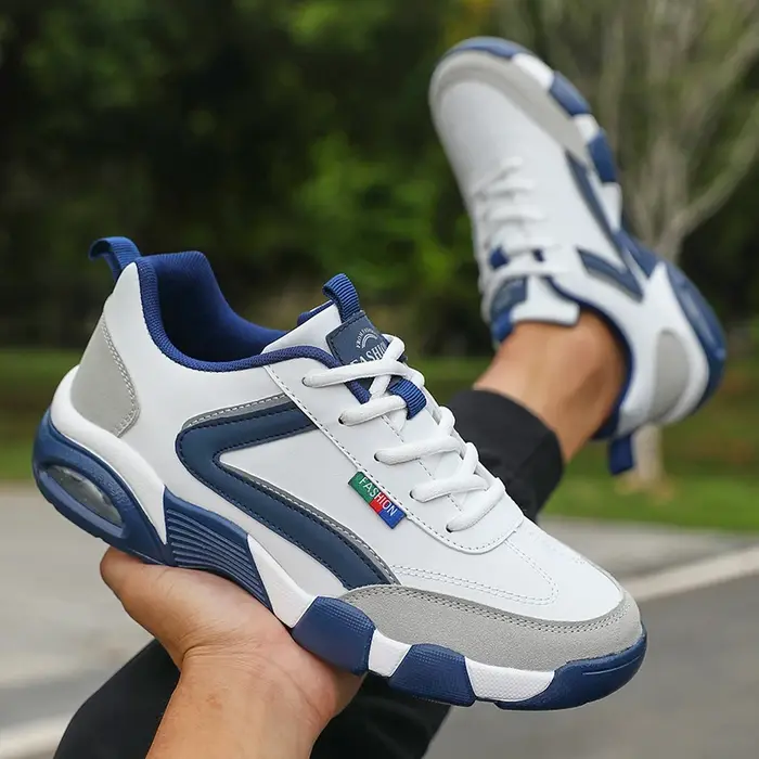 Chaussures de basketball respirantes pour hommes, baskets décontractées à amorti rebondissant, chaussures de marche sans pression, chaussures de course minimalistes pour la rentrée scolaire
