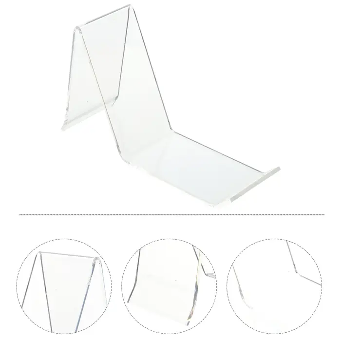 Support à chaussures en acrylique, 2 pièces, présentoir léger pour tailles, sandales, baskets, chaus
