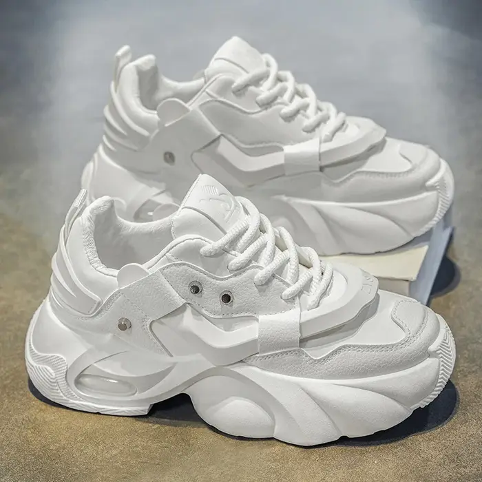 Chaussures Homme – Baskets Montantes en Cuir de Haute Qualité
