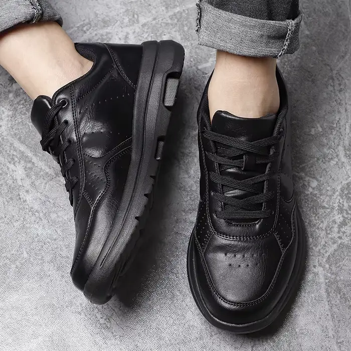 Baskets en cuir non ald pour hommes