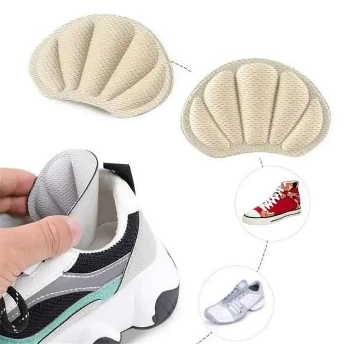 1 paire d'autocollants de talon de sport pour chaussures, réducteur de taille, remplissage de talons