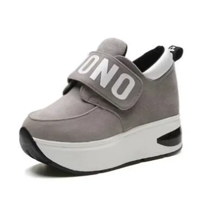 NOUVELLE plate-forme baskets compensées dames chaussures Sneaker