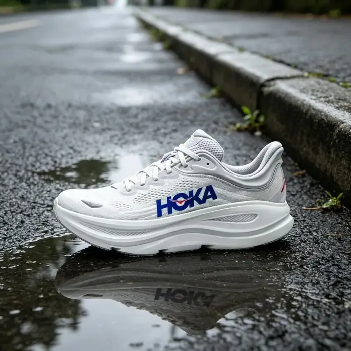 HOKA Original Bondi 9 Chaussures de course légères pour hommes et femmes, amorti élastique, baskets de course sur route, baskets respirantes pour activités de plein air