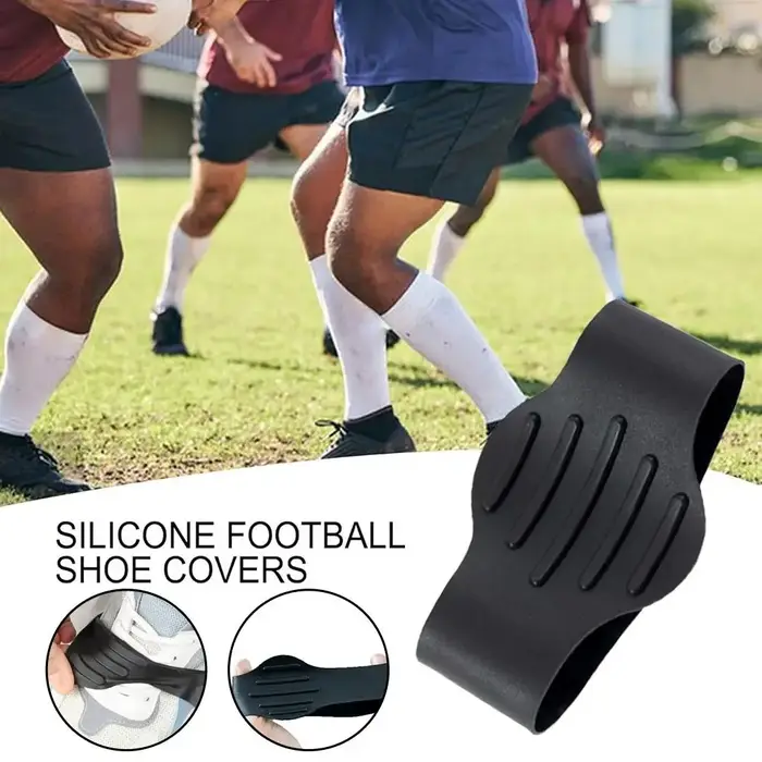 Bandes de lacets de chaussures de football en silicone antidérapantes