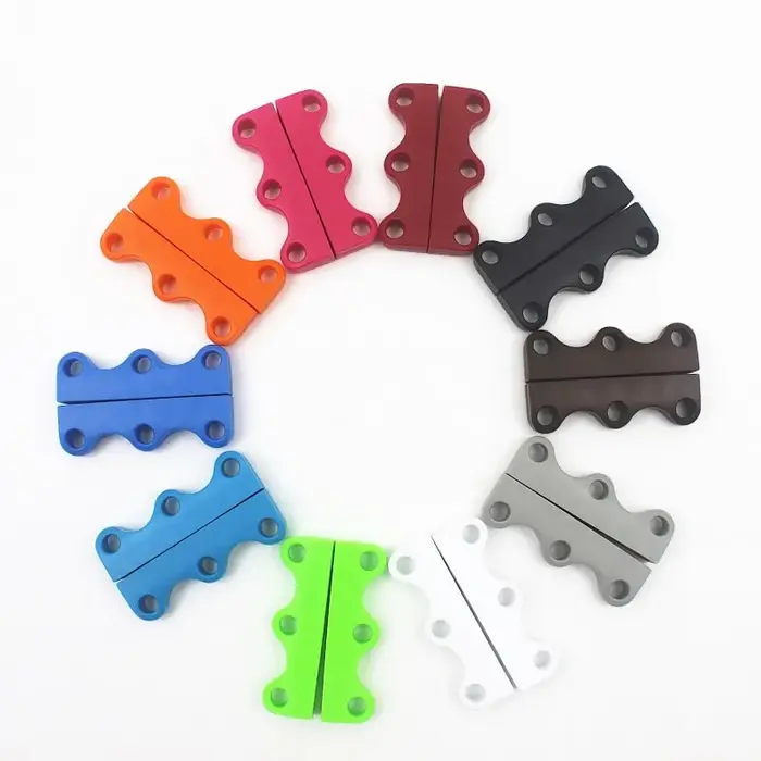 1 paire 6 couleurs lacets magnétiques lacet boucle fermetures paresseuses