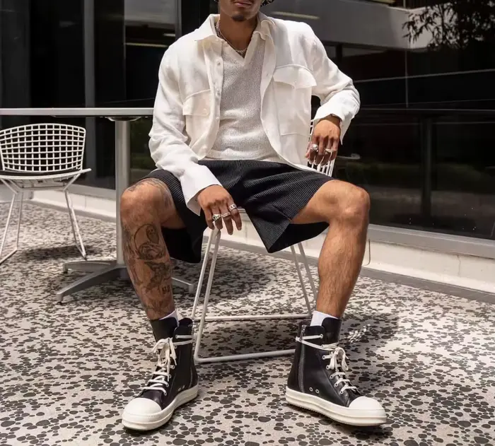 R-o génieux cuir noir haut chaussure de luxe qualité hommes bottes fermeture éclair femmes Sneaker chaussures décontractées Design classique bottine