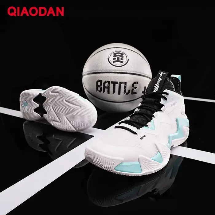QIAODAN PoYing 2 chaussures de basket-ball professionnelles hommes 2025 mode élégant coussin antidérapant