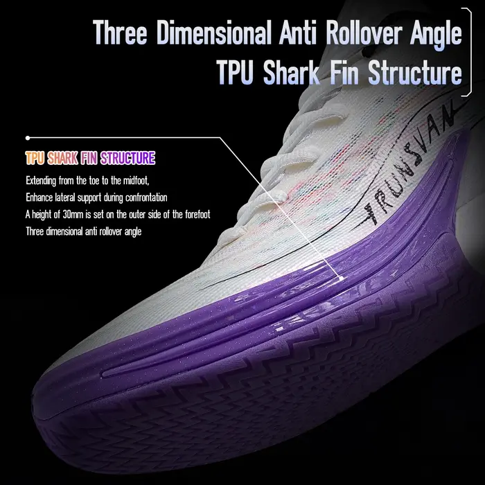 Chaussures de basketball IRUNSVAN Ray 1.0 PRO avec plaque en fibre de carbone, amorti respirant et rebond, pour hommes et femmes 123