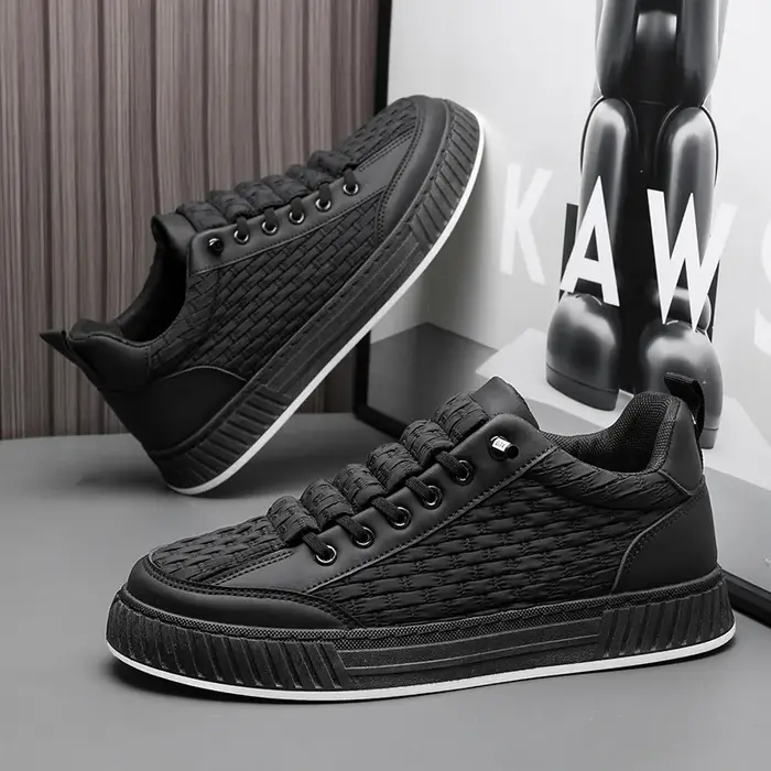 Baskets Montantes à Plateforme pour Homme, Chaussures de dehors, de Course, de Printemps, Décontract