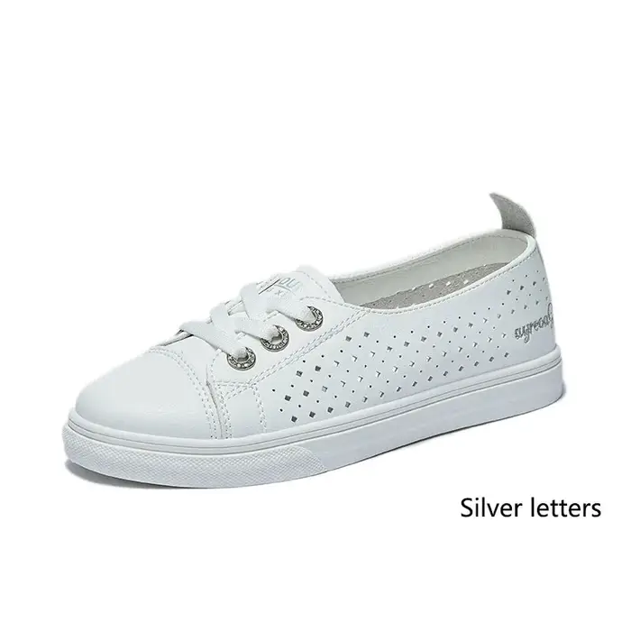 Chaussures plates femmes blanc femmes Sneaker été femme évider offre décontractée chaussure livraiso